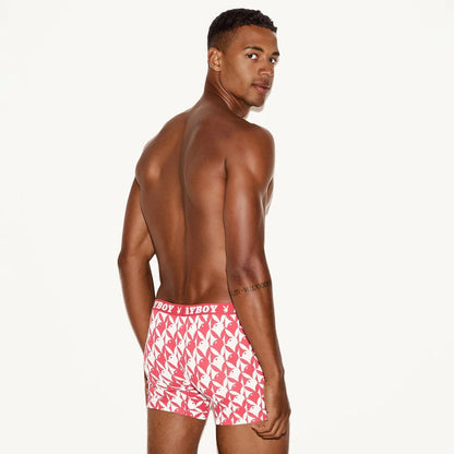 Playboy Men's Essential Underwear 2-Pack - Two Pack: Red & Green