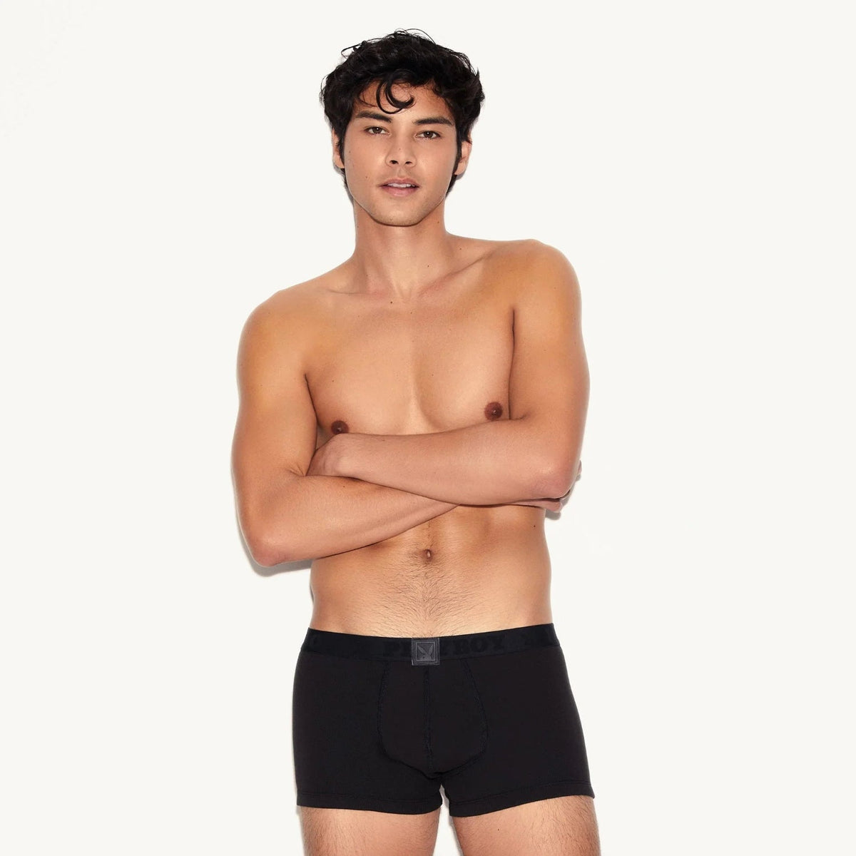 Playboy Men's Essentials Rib Trunk
