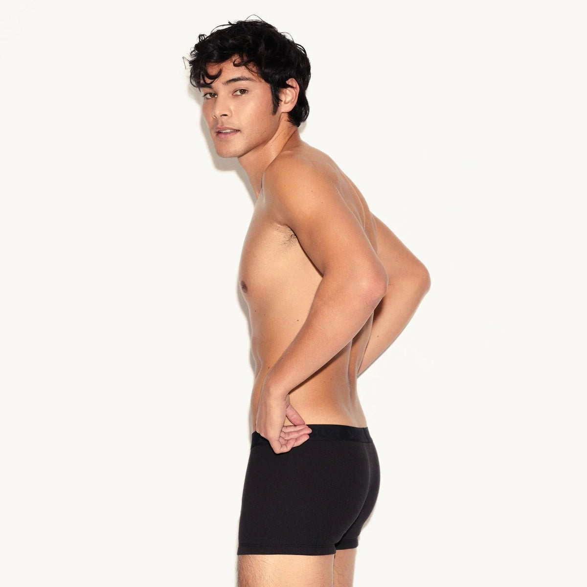 Playboy Men's Essentials Rib Trunk