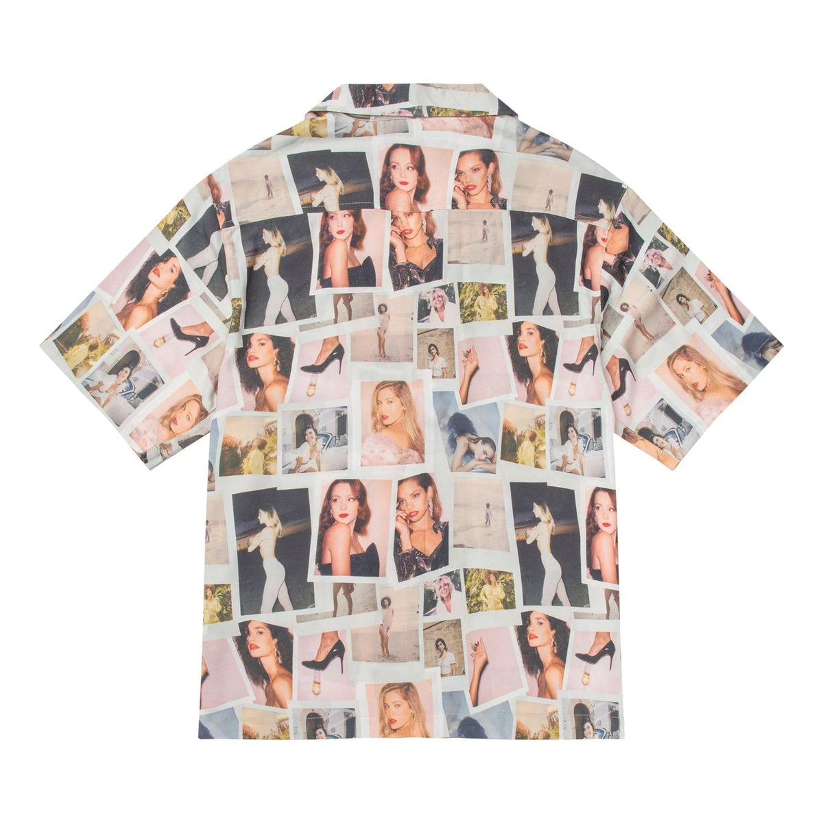 Playboy Men's Playmate Polaroid Camp Shirt - Multi