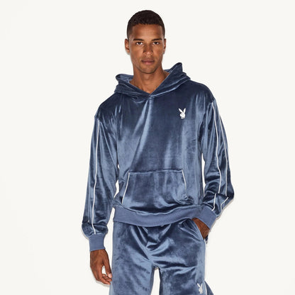 Playboy Men's Velour Hoodie