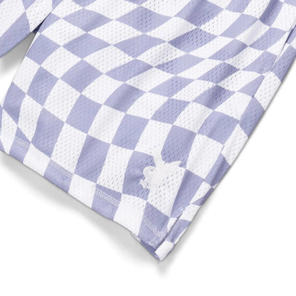Playboy Men's Wavy Checker Basketball Shorts