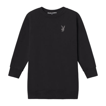 Playboy October 2020 Carolina Ballesteros Oversized Crewneck - Black