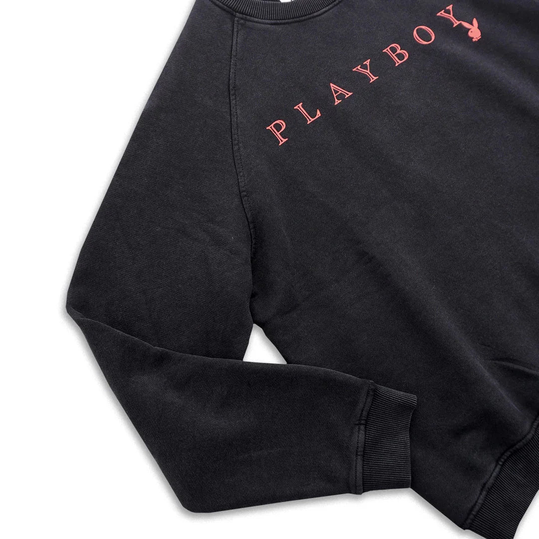 Playboy Deck Sweatshirt - Vintage Black