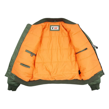 Playboy Khaki Green Bomber - Khaki Green