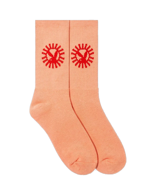 Playboy Sun Up Socks - Peach