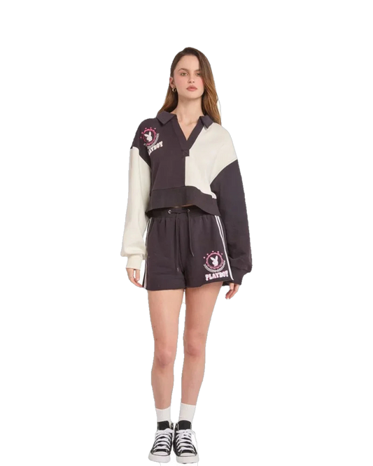 Playboy Varsity Short - Onyx