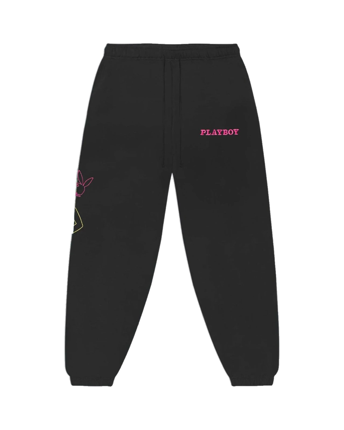 Playboy Men's Bunny Outline Sweatpants - Stretch limo