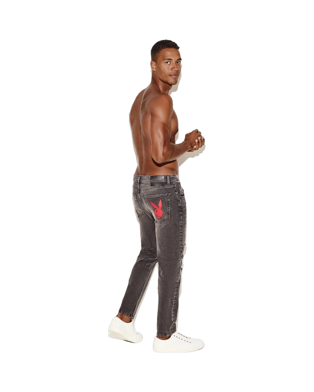 Playboy The Playboy Skinny Jean Grey Destroy - Grey Destroy