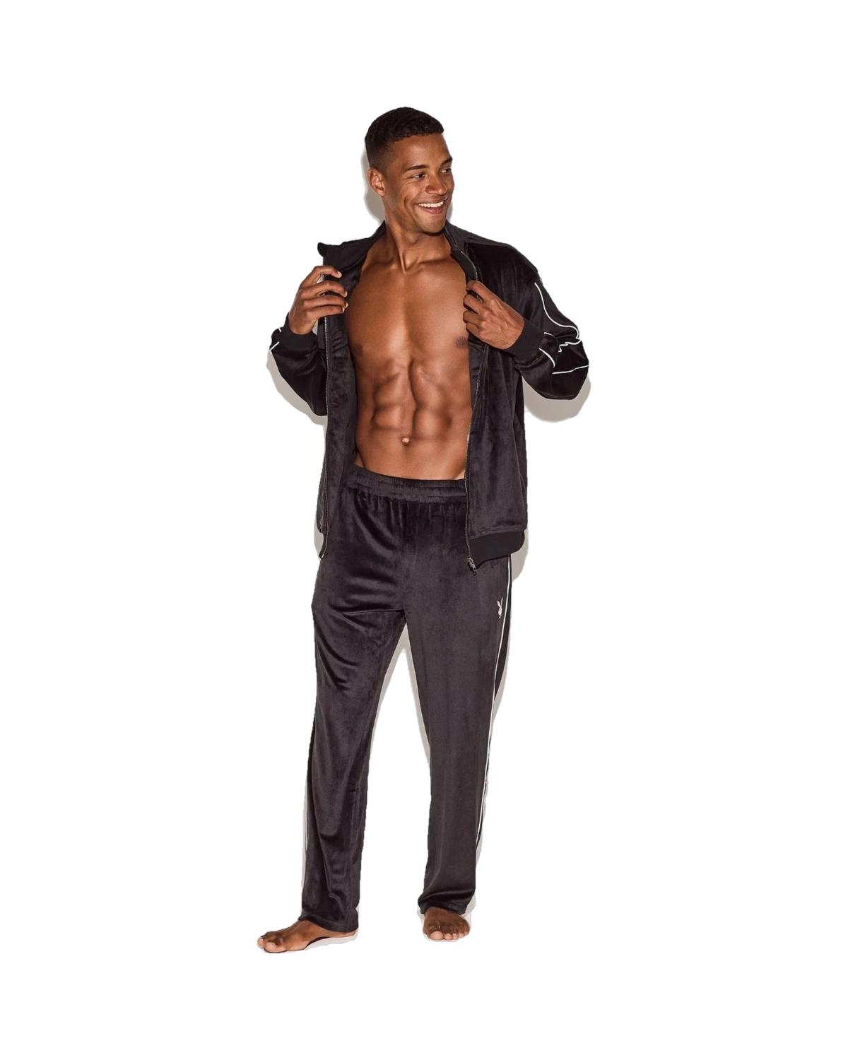 Playboy Men's Velour Pant