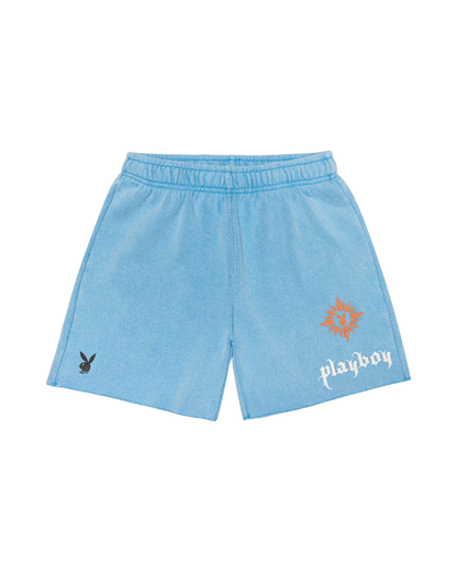 Playboy Women's Contrast Stitch Boyfriend Short - All aboard