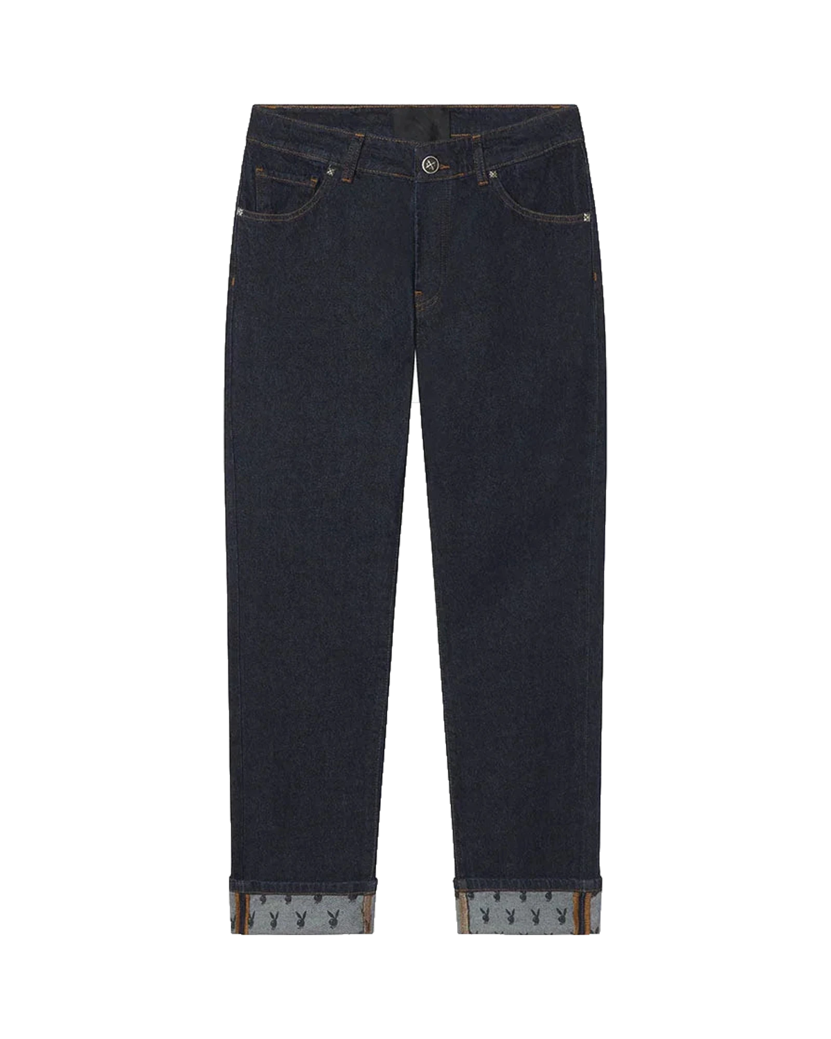 Playboy x John Richmond Denim Pants - Dark Blue