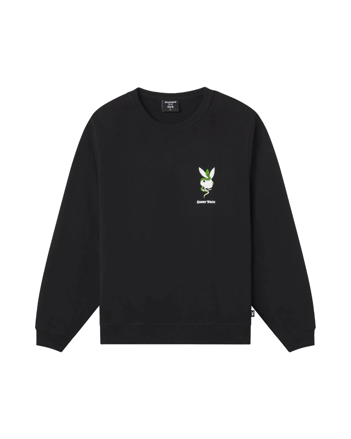 Playboy x The Great Frog Crewneck Sweatshirt - Black