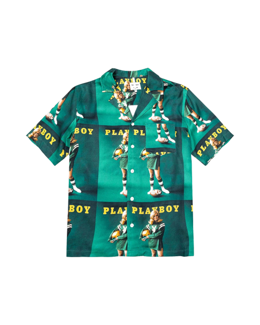 Playboy x Soulland September 1967 Playboy Camp Shirt - Green
