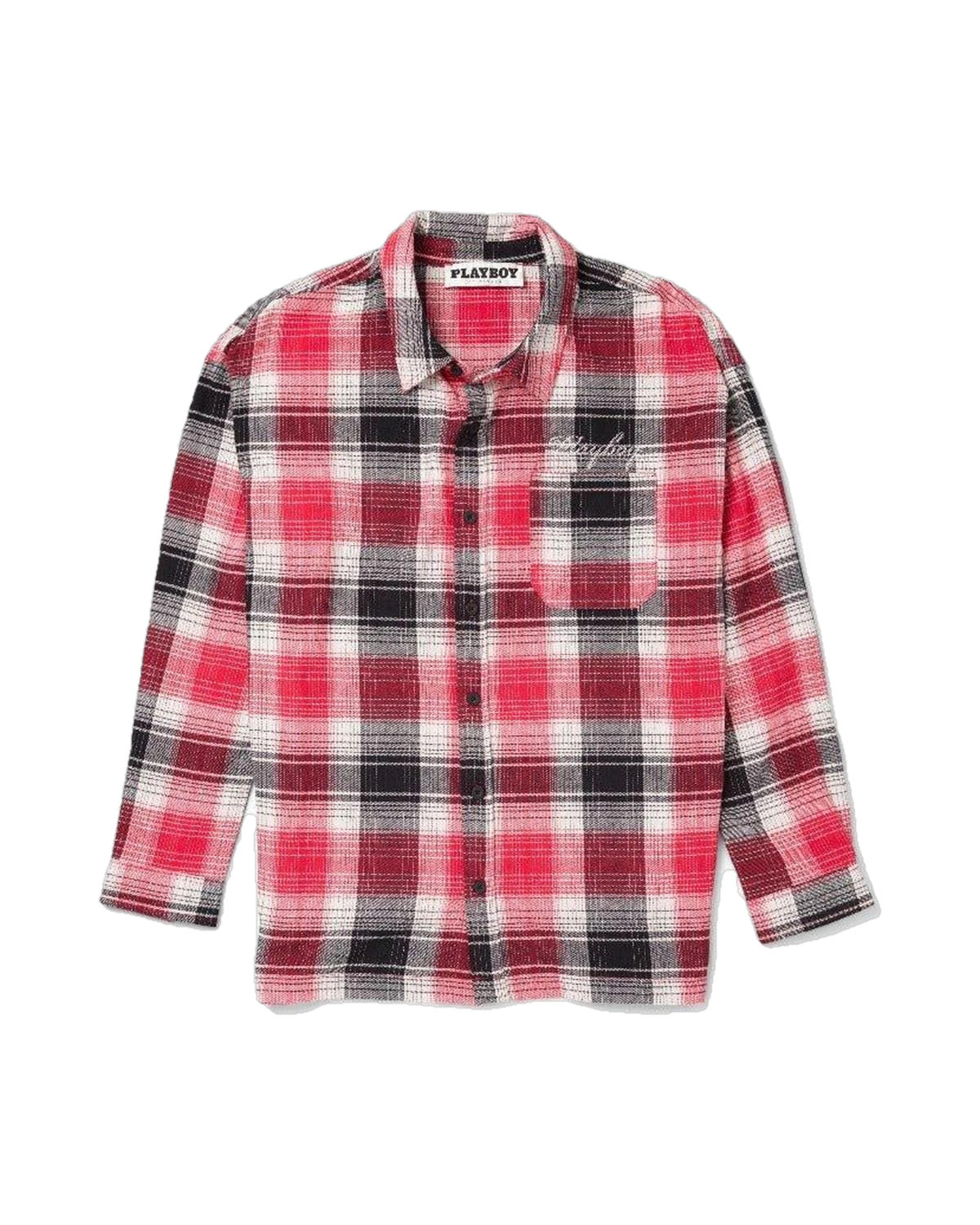 Playboy Men's Script Flannel Shirt