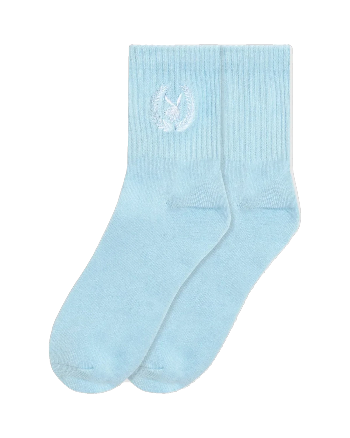 Playboy Women's Laurel Leaf Socks - Light Blue