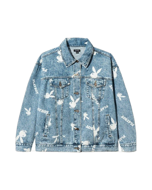 Playboy Women's Playboy Bunny Denim Jacket