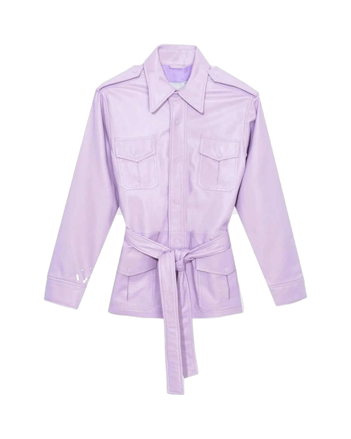 Playboy Leather Safari Jacket