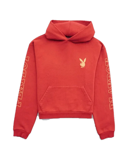 Playboy Bunny Logo Hoodie - Red