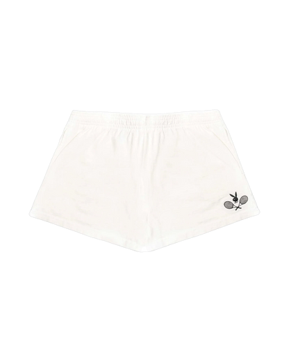 Playboy Tennis Club Shorts - Off-White