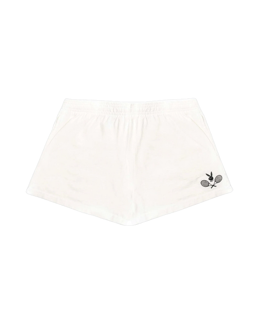 Playboy Tennis Club Shorts - Off-White