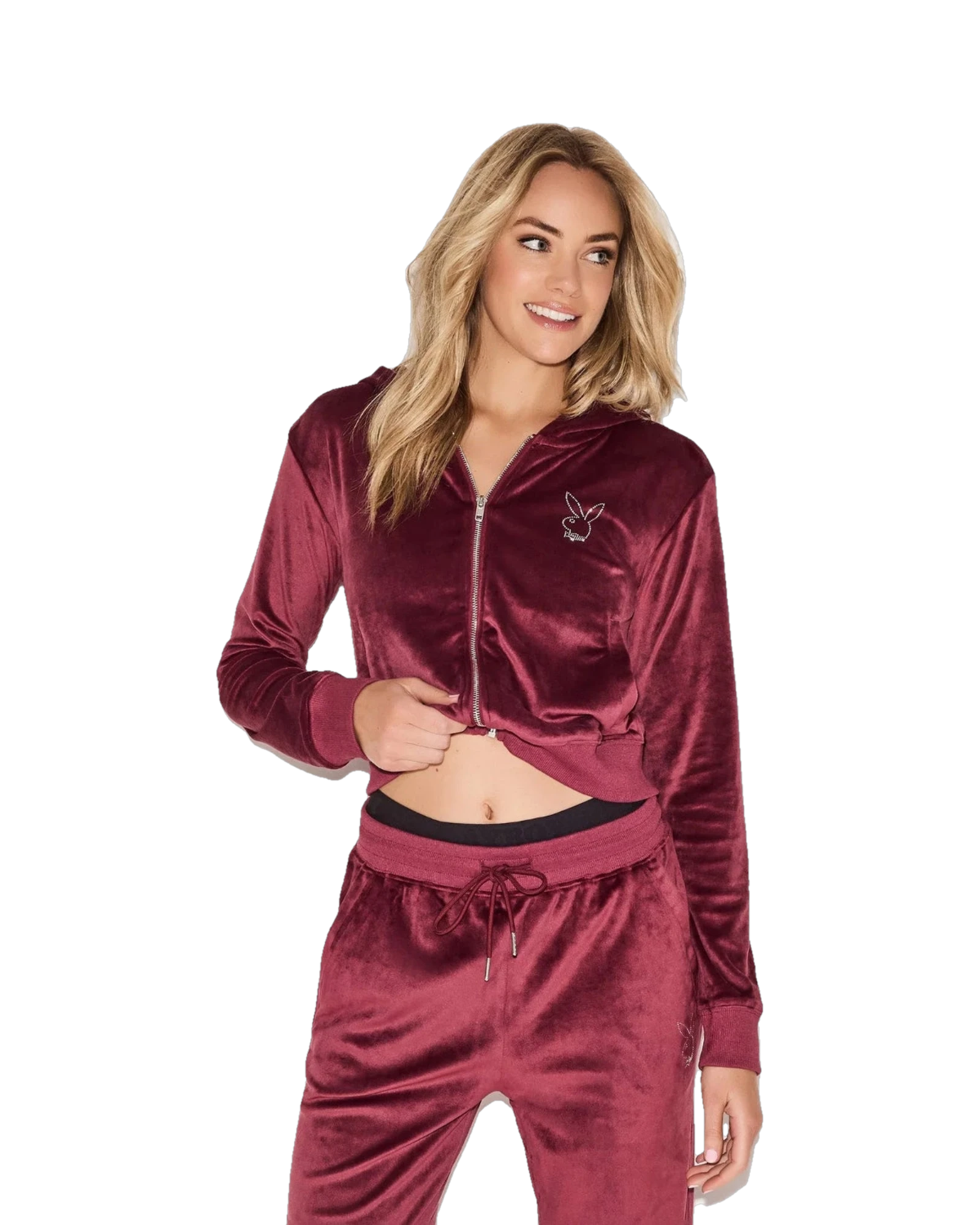 Playboy Women's Velour Jacket