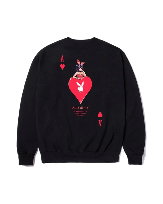 Playboy Ace of Hearts Crewneck Sweatshirt