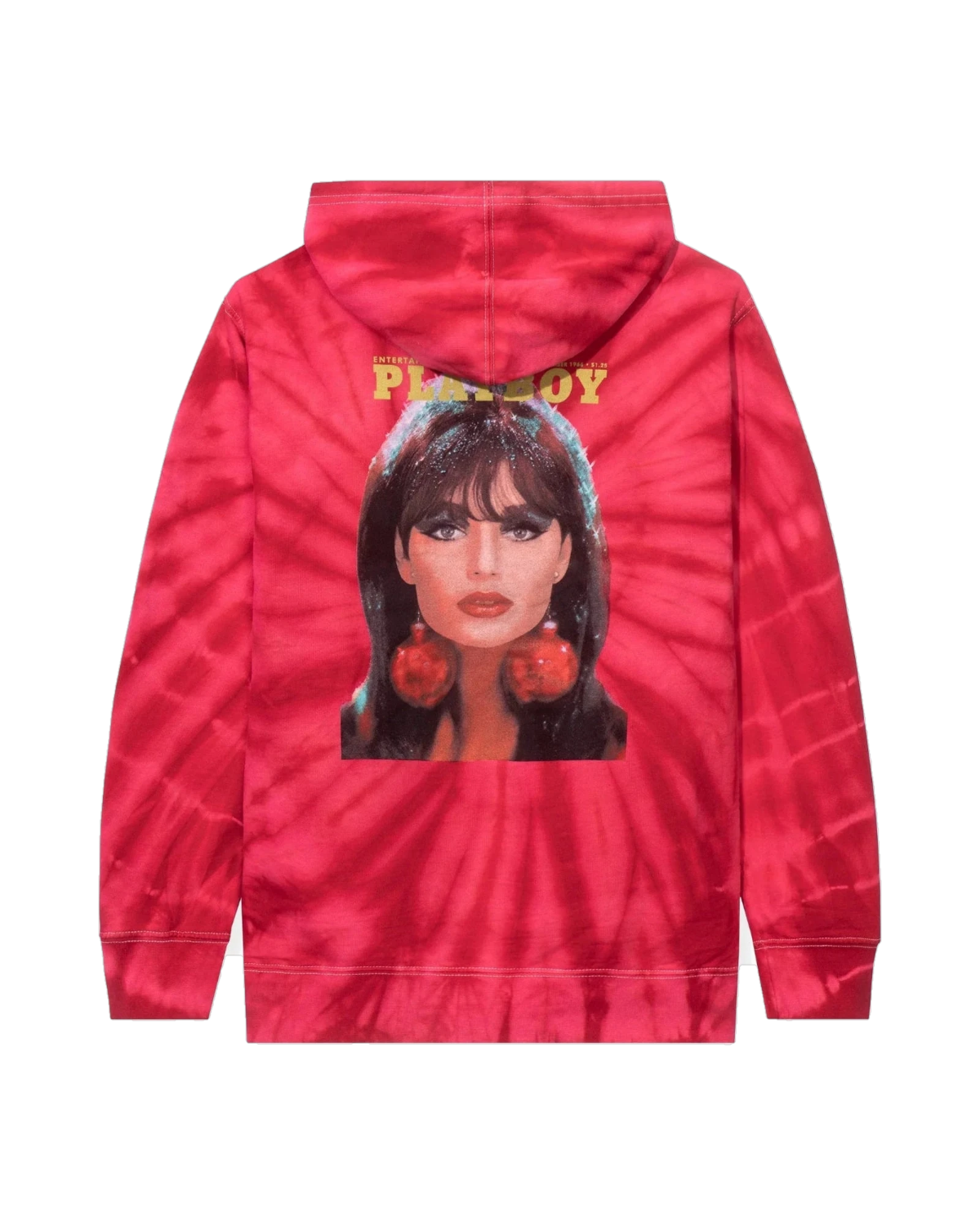 Playboy December 1966 Tie Dye Cover Hoodie - Red