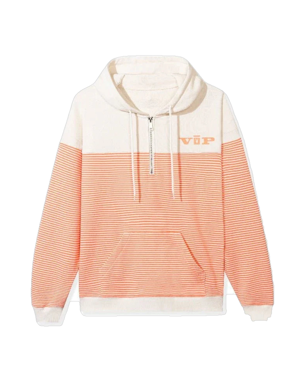 Playboy Drop Stripe VIP Club Quarter Zip Hoodie