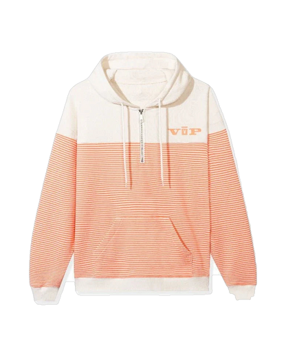 Playboy Drop Stripe VIP Club Quarter Zip Hoodie