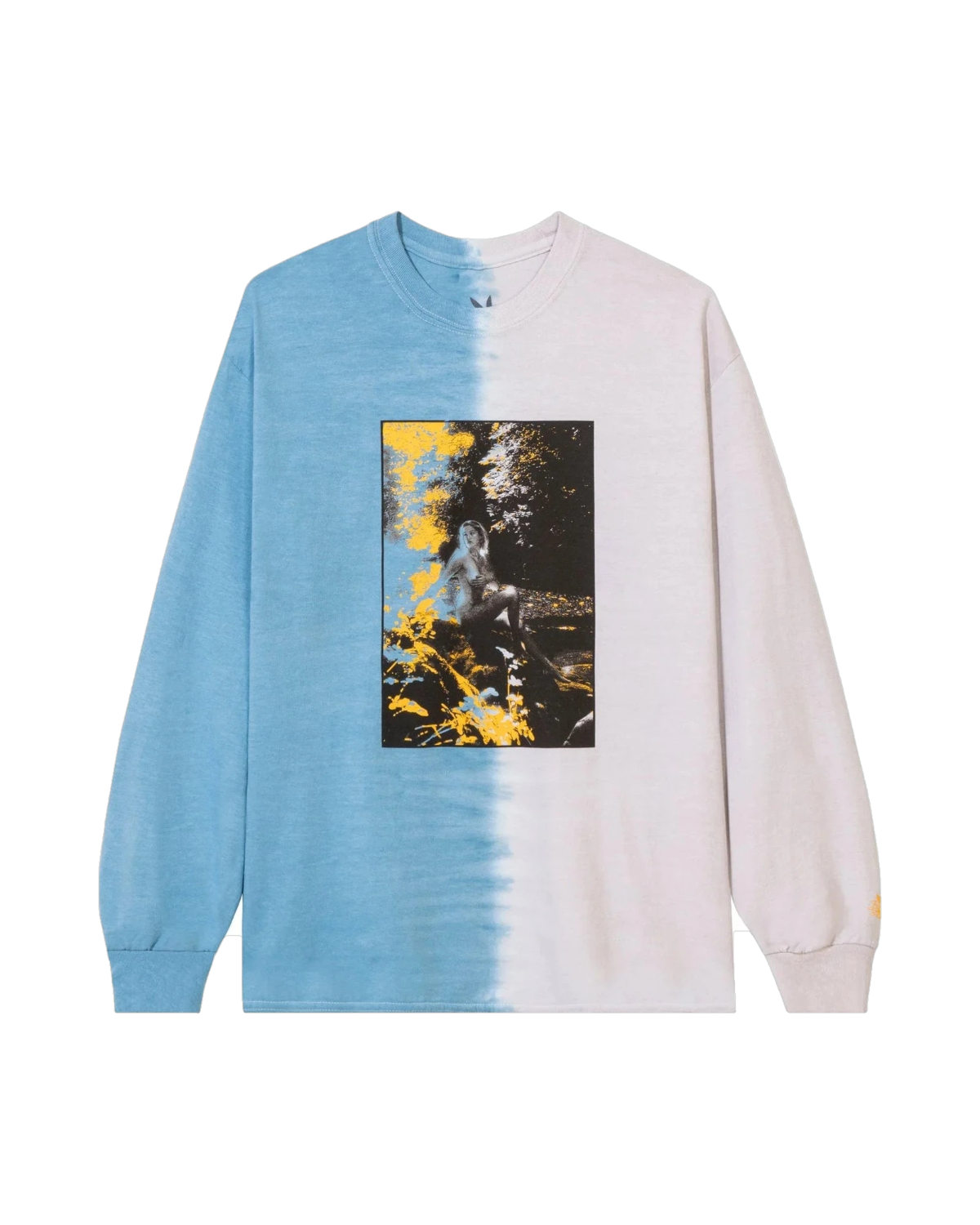Playboy February 2019 Playmate Megan Moore Dip-Dye Long Sleeve - Blue Tie-Dye