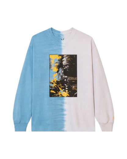 Playboy February 2019 Playmate Megan Moore Dip-Dye Long Sleeve - Blue Tie-Dye