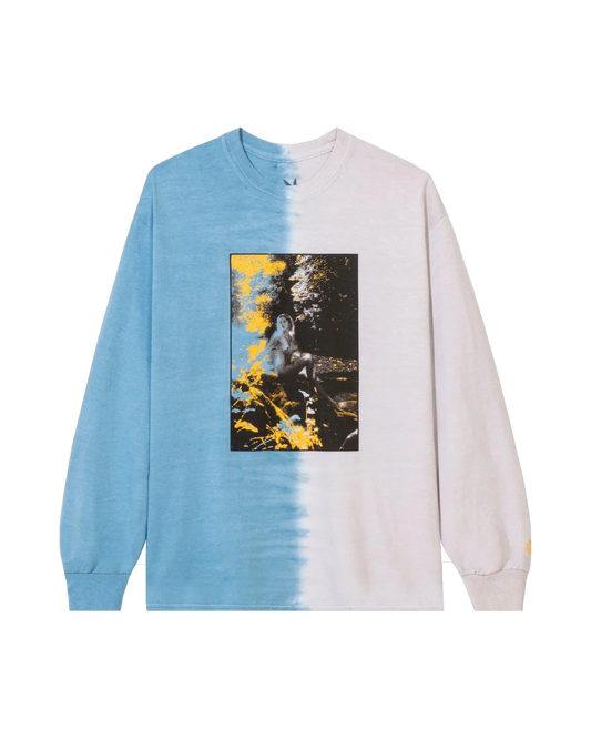 Playboy February 2019 Playmate Megan Moore Dip-Dye Long Sleeve - Blue Tie-Dye
