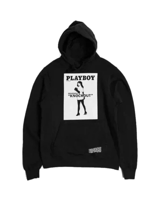 Playboy Knockout Hoodie Black - Black