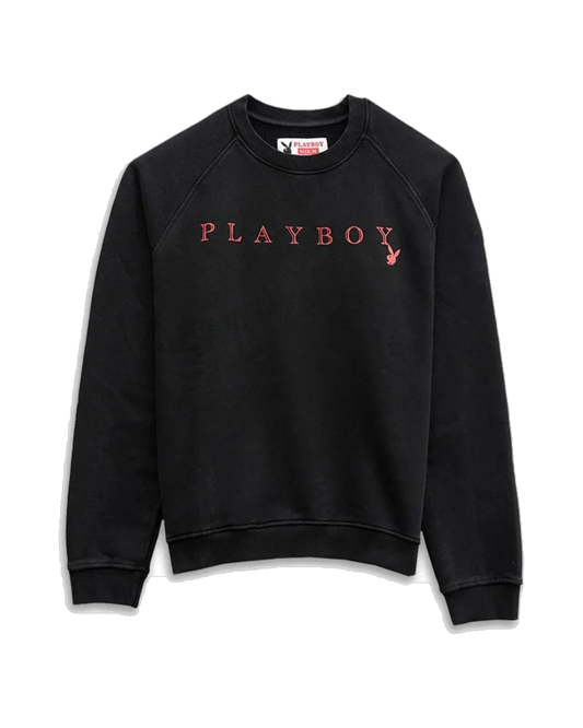 Playboy Deck Sweatshirt - Vintage Black