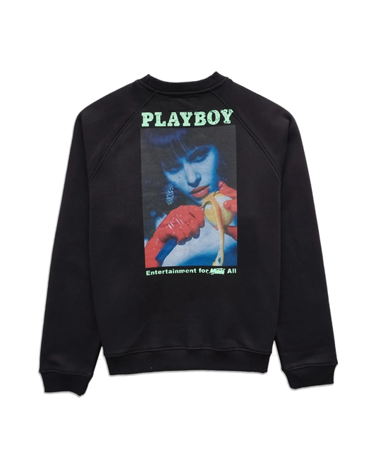 Playboy Gaze Black Sweatshirt - Black