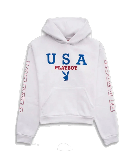 Playboy USA Hoodie - White