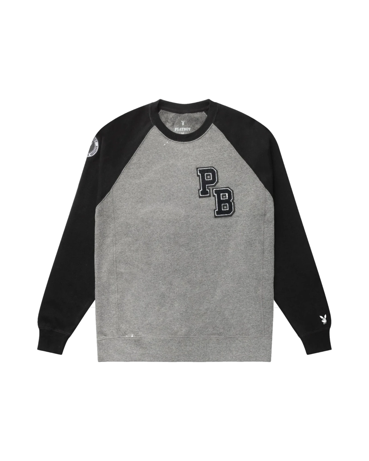 Playboy Varsity Crewneck Sweatshirt - Gray