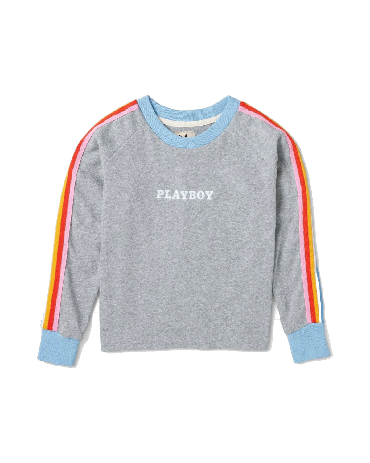 Playboy Women's Cropped Warmup Sweatshirt