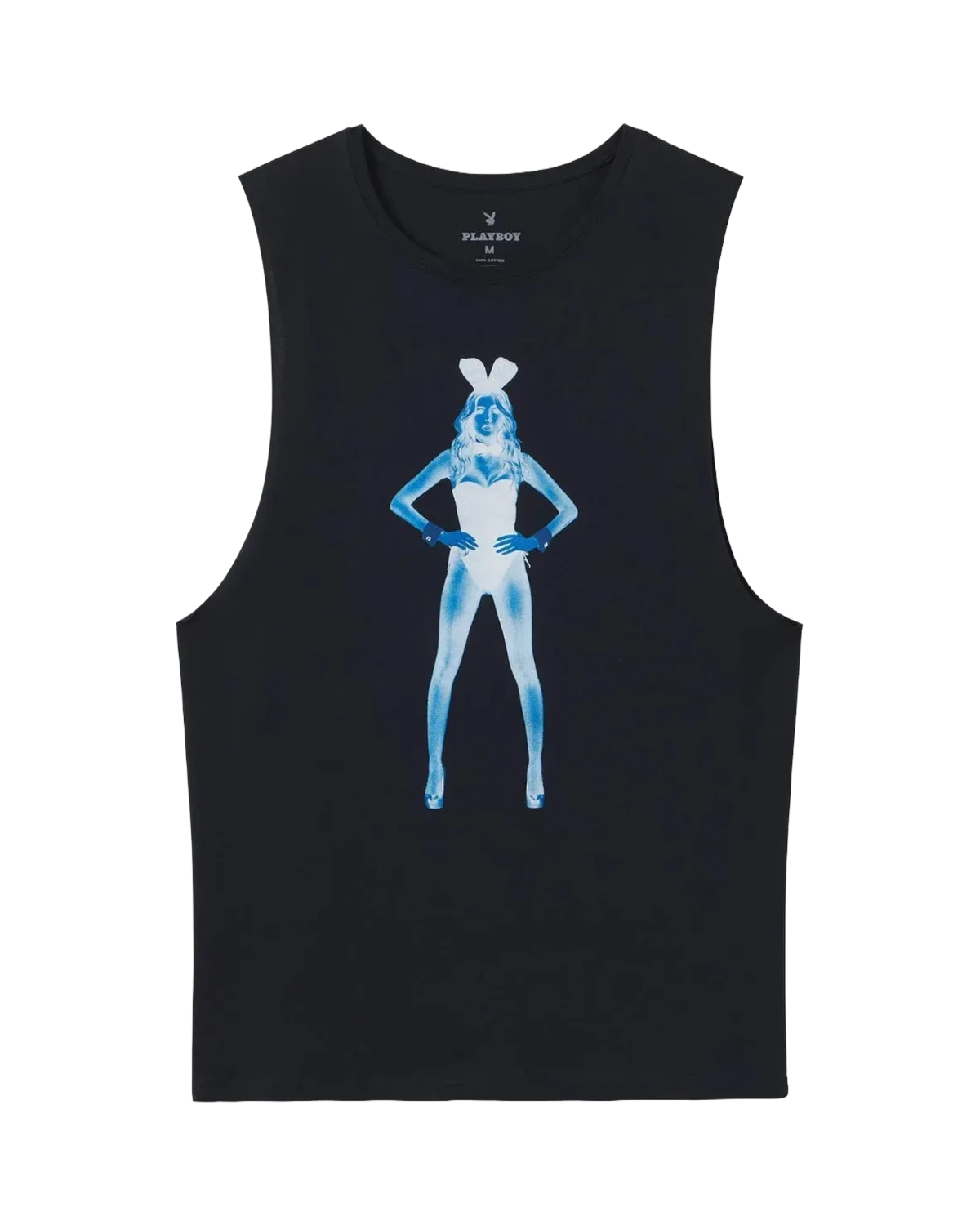 Playboy September 2015 Playmate X-Ray Muscle Tank - Deep Blue