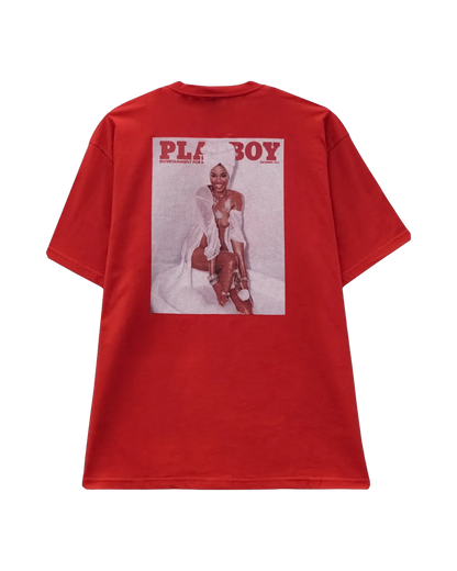 Playboy Eugena Cover Tee - Red