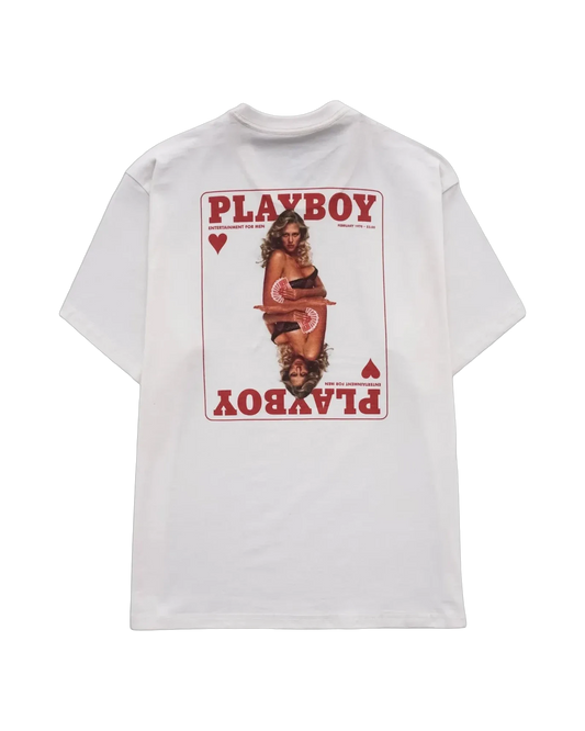 Playboy Janis Cover Tee - Off-White