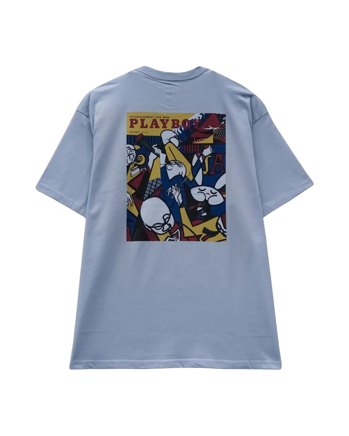 Playboy Jazz Cover Tee - Light Blue