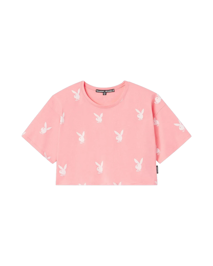 Playboy Logo Cropped T-Shirt