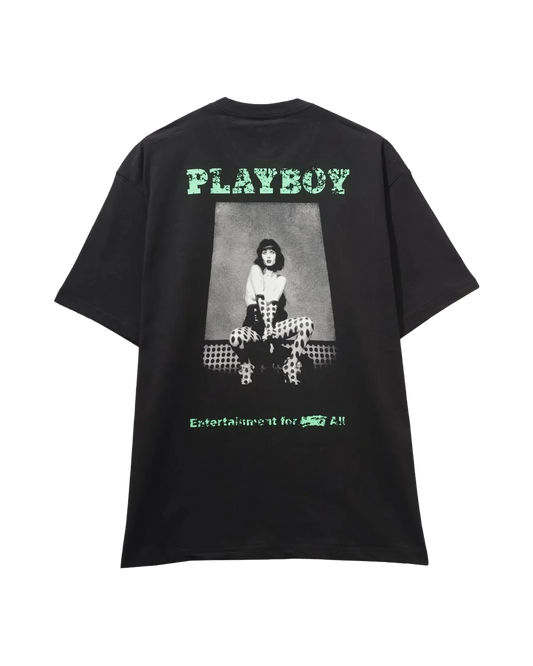 Playboy Dots Tee - Black
