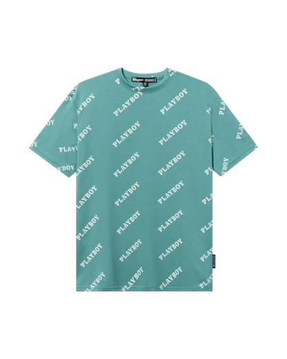 Playboy Masthead Oversized T-Shirt - Blue
