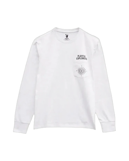 Playboy Compass  Long Sleeve Tee