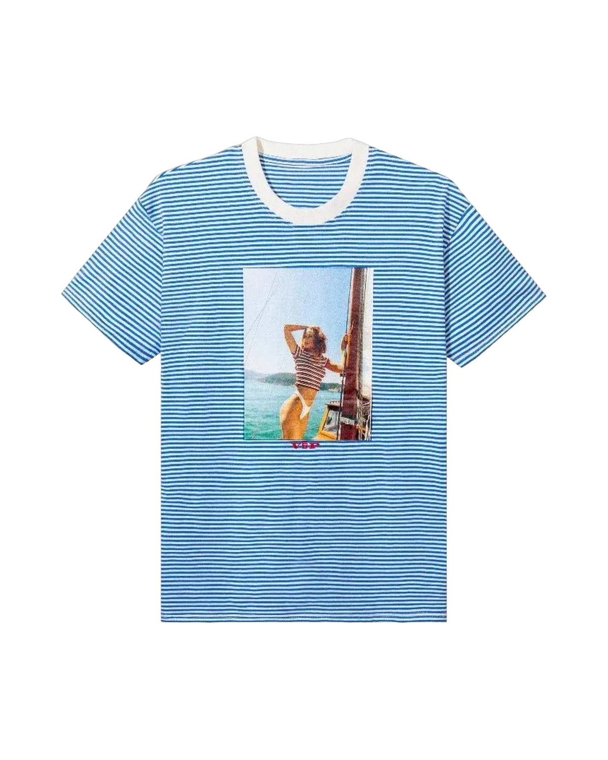 Playboy Striped VIP Club T-Shirt - Blue