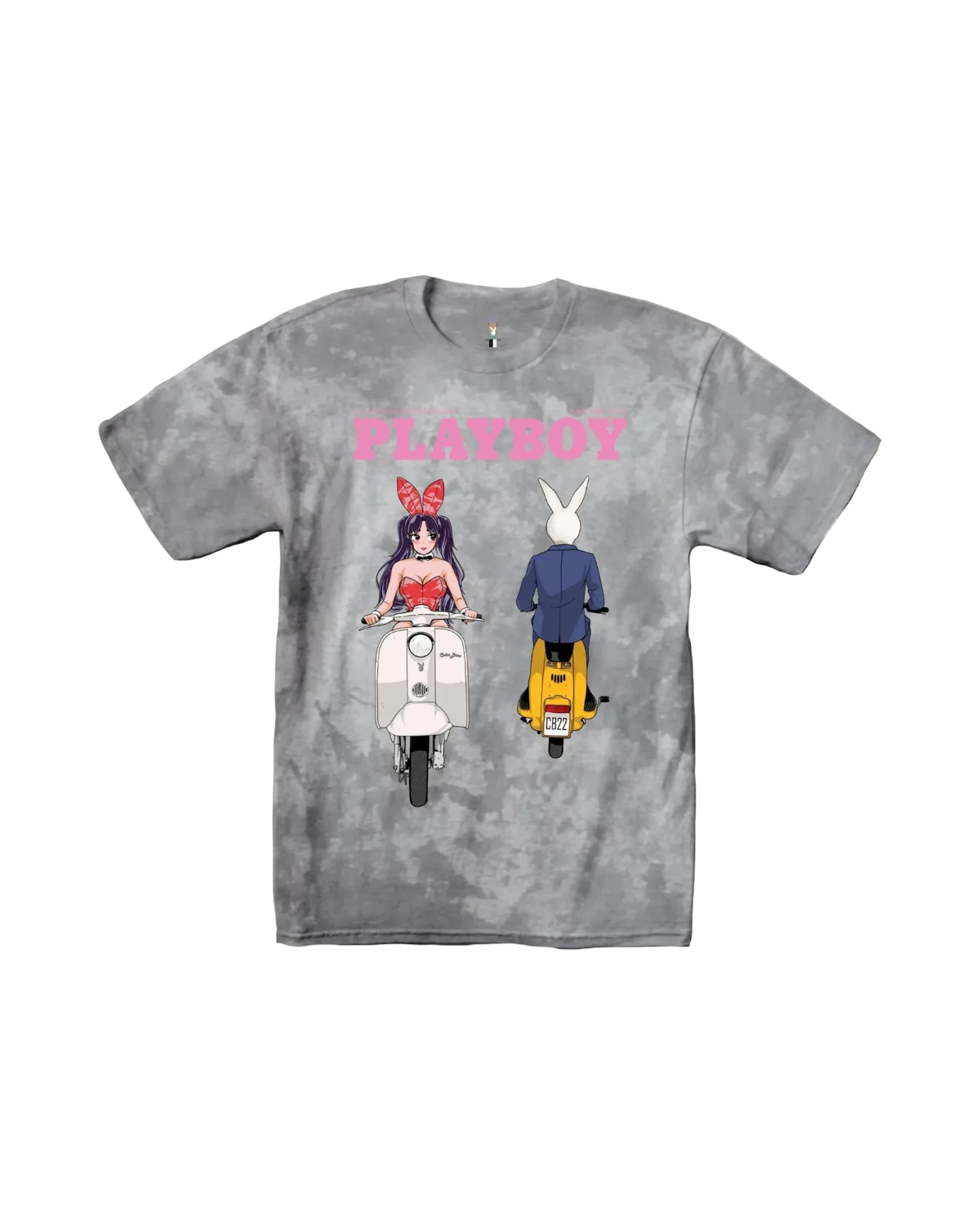 Playboy Tokyo Club Scoot Tie-Dye T-Shirt