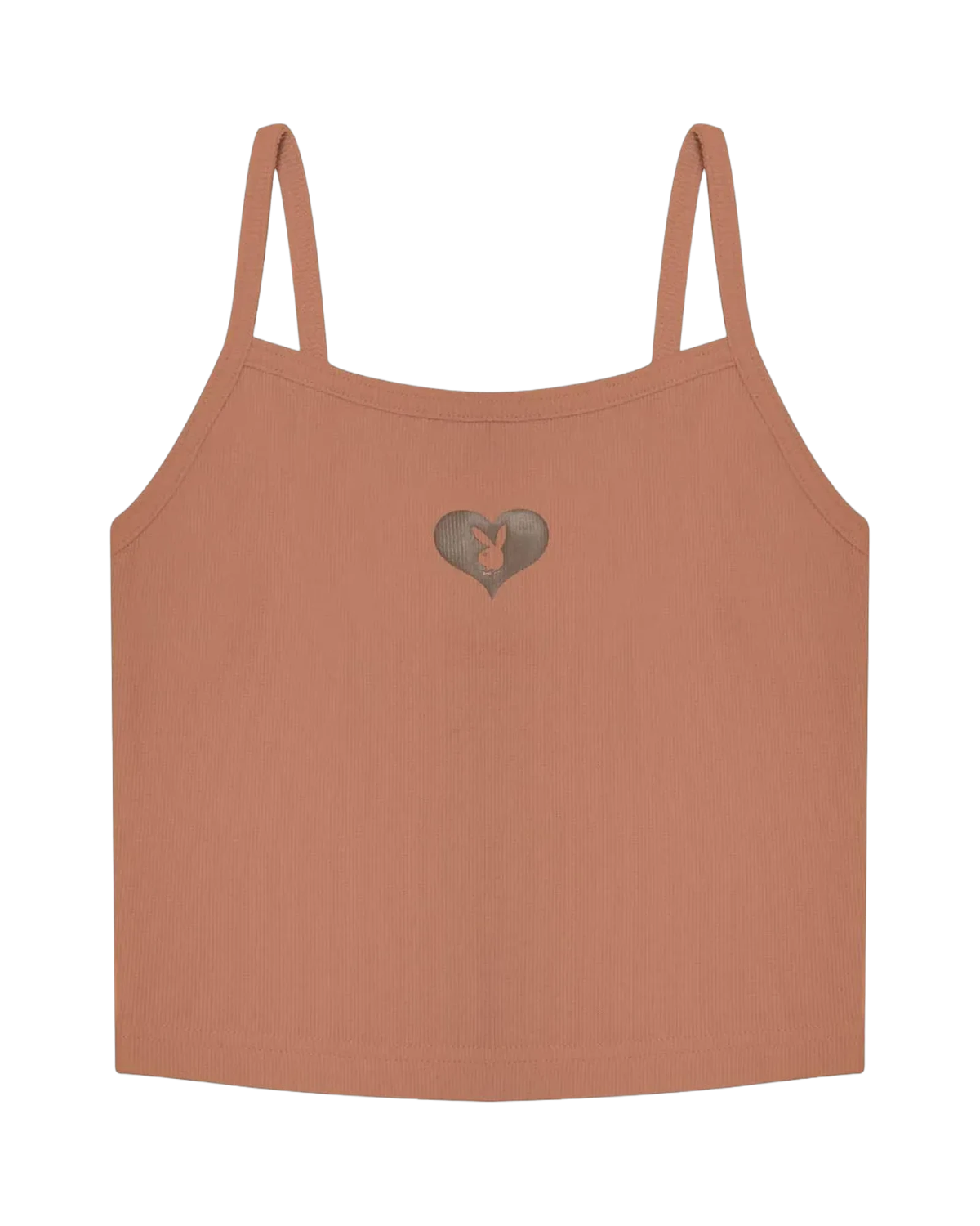 Playboy Women's Bunny Heart Binded Cami - Beaver fur